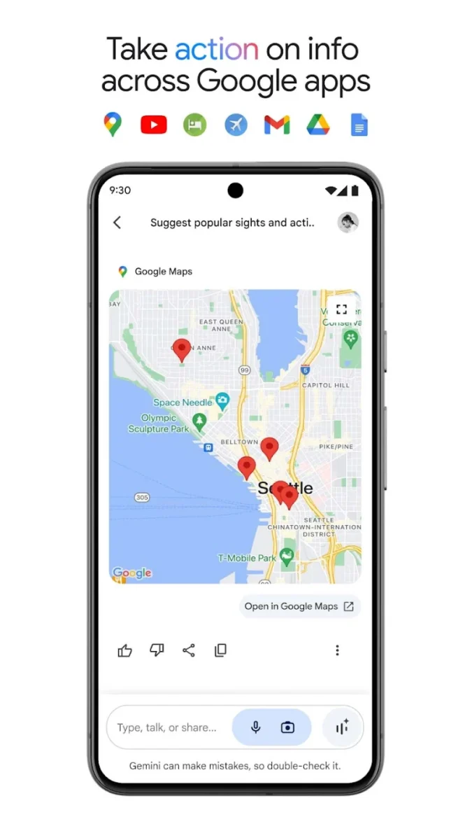 تطبيق Google Gemini